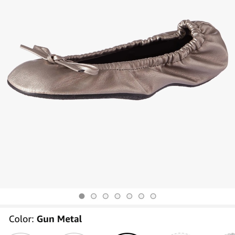 Women shoes Sidekicks Heelin Good gun metal size 7-8 medium NWT